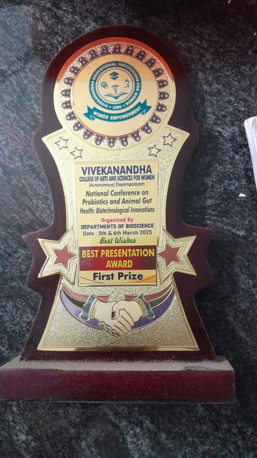Award Certificate