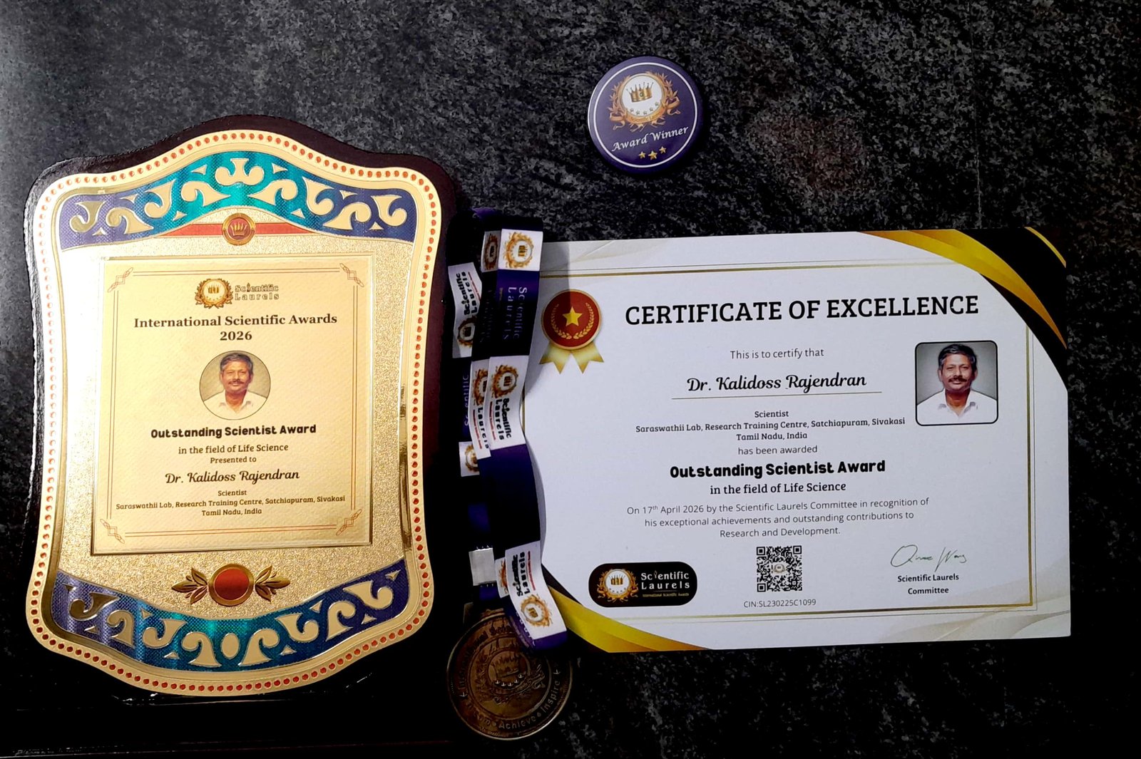 Award Certificate